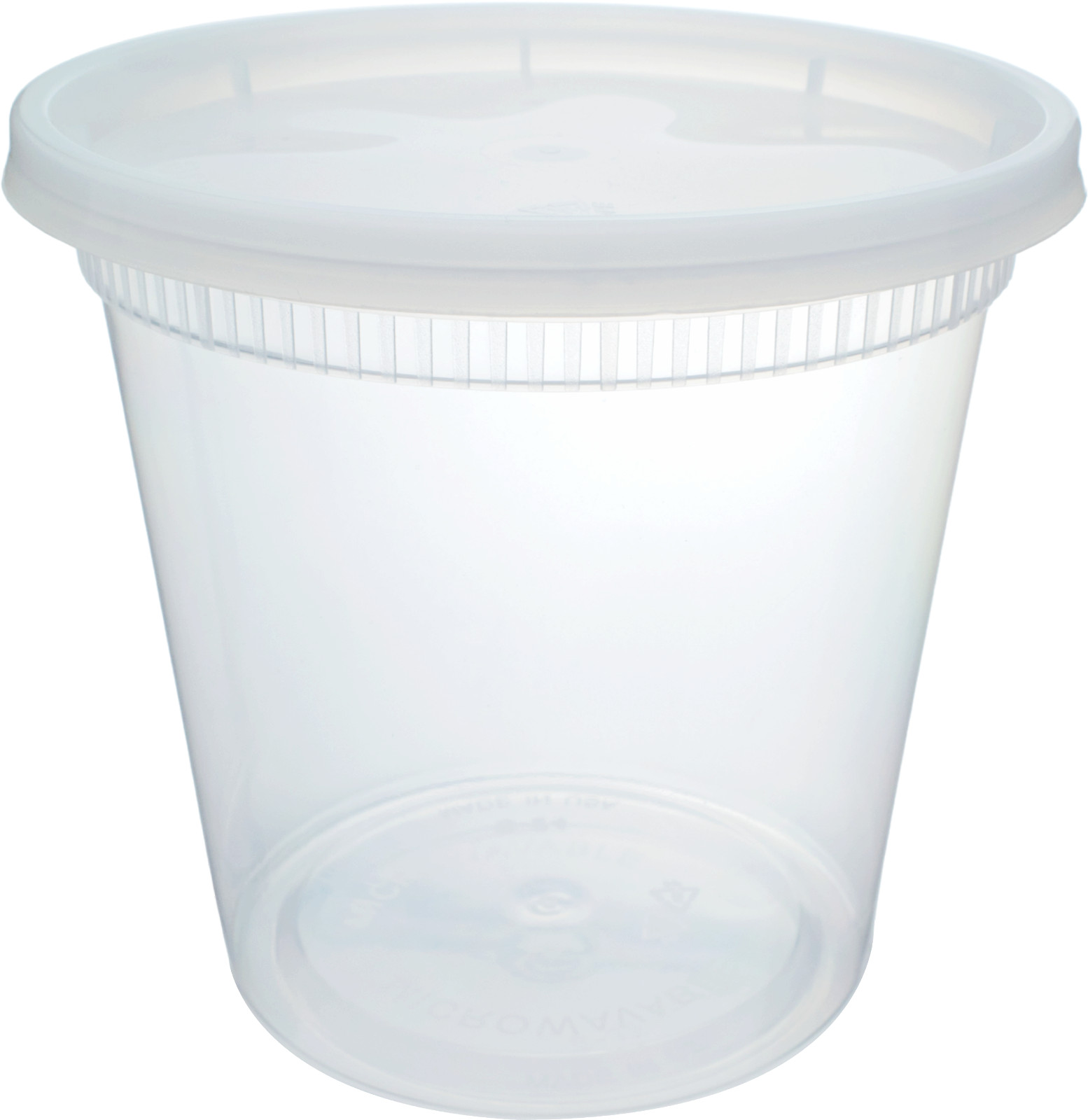 3H US Deli Container with Lid [24 oz – 240Sets] Food Storage Container, Soup Cup