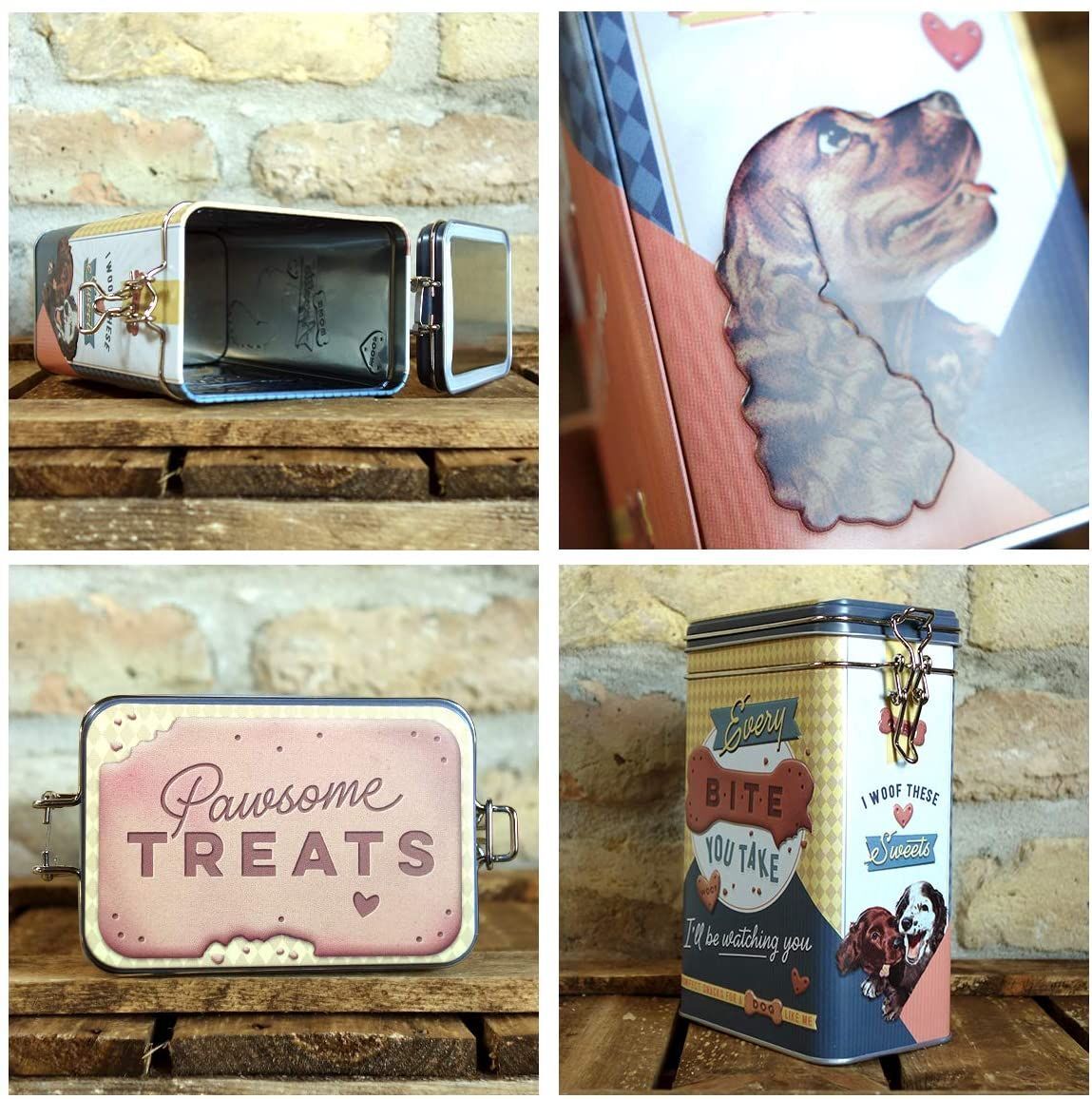 Nostalgic-Art – Metal Food Coffee Sugar Storage Tin Container Box – Every Bite