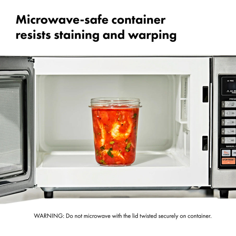 OXO Twist & Stack 12-Piece Food Storage Container Set, BPA-Free w/ Airtight Lids
