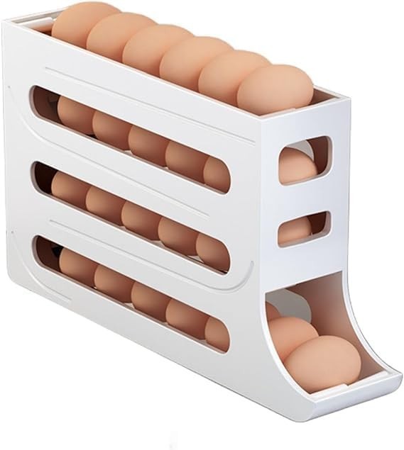 Automatic Egg Rolling Rack – Egg Holder for Refrigerator%