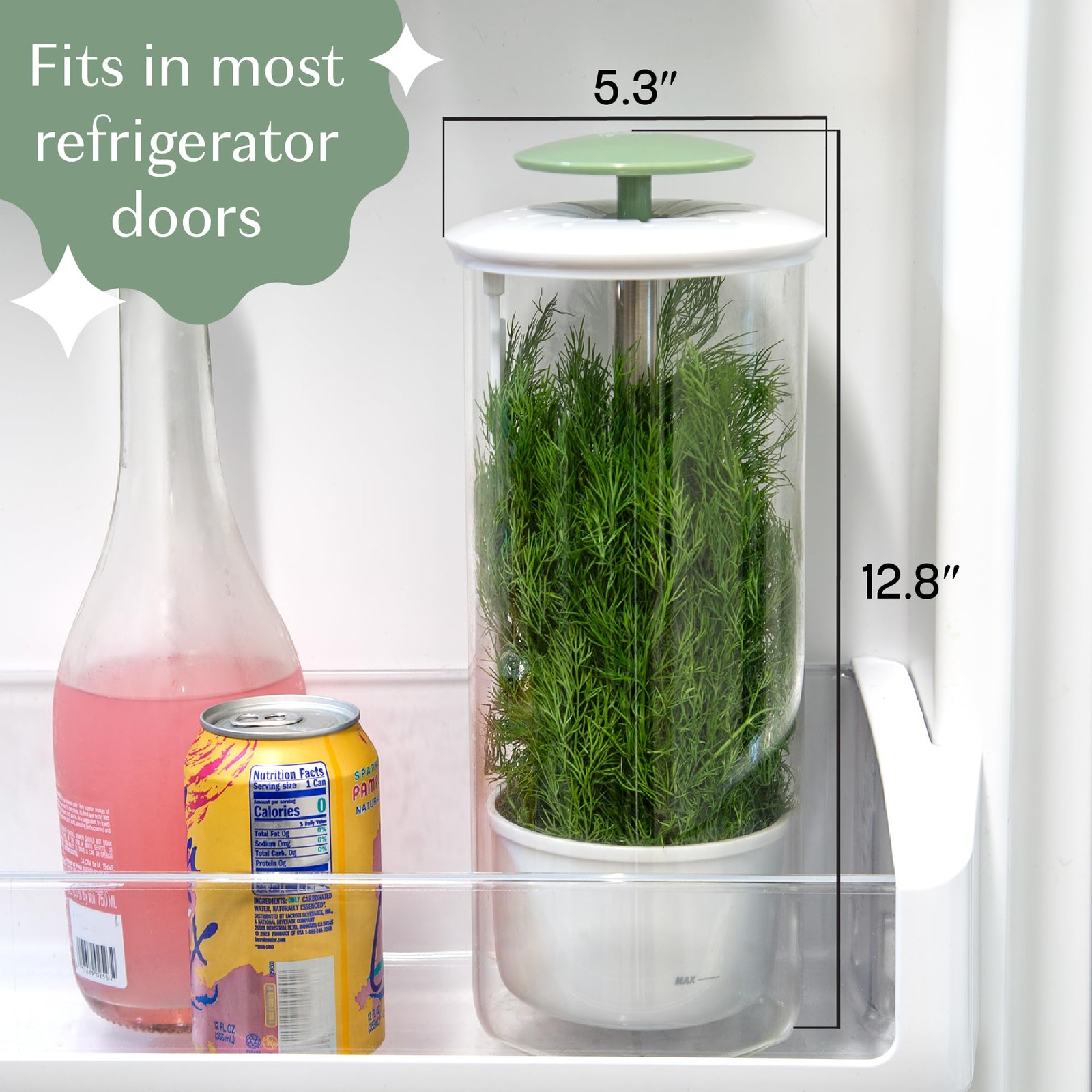 Herb Keeper Preserver, Designed for Optimum Breathable Airflow for Maximum Fr…