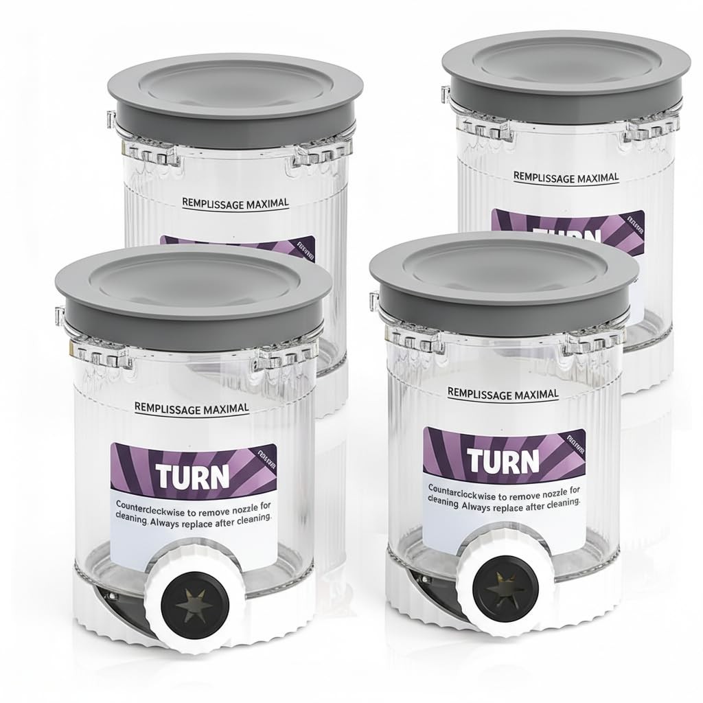 4 Pack Ninja Creami 16oz Pints Lids Ice Cream Maker Accessory BPA Free Freezer