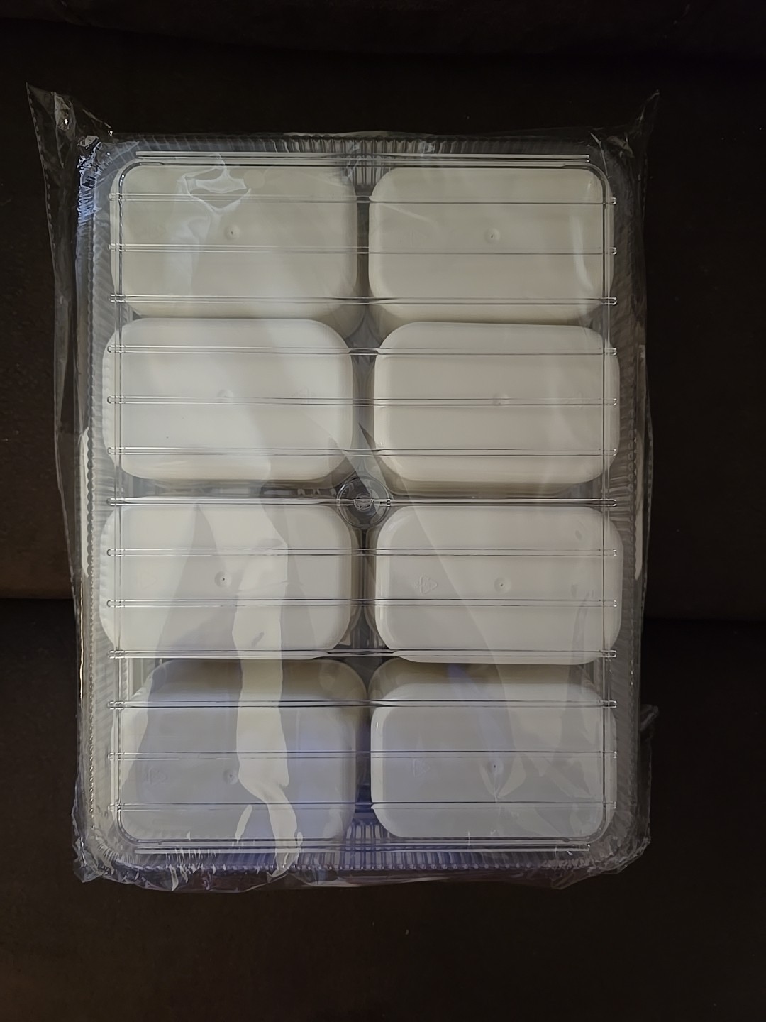 NEW! Snack Box Divided 8 Sections With Lid And Handle
