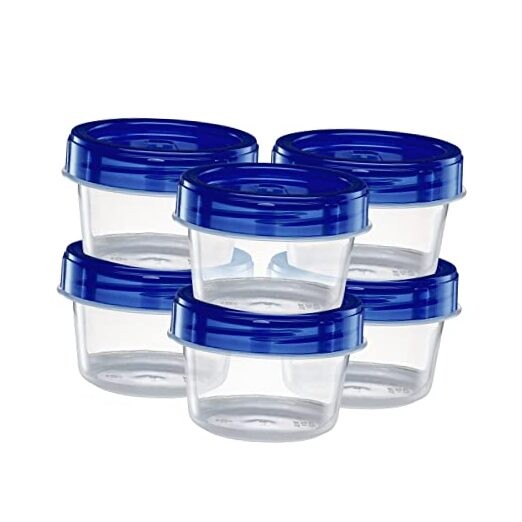 ELEGANT DISPOSABLES Twist Top Containers Small Food Storage 4 OUNCE 10