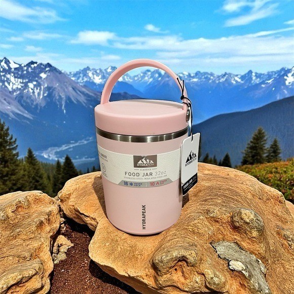 Hydro Flask Rare Blossom Pink 32oz Food Jar Plus 3 Custom 3D 3ml Holders for 54