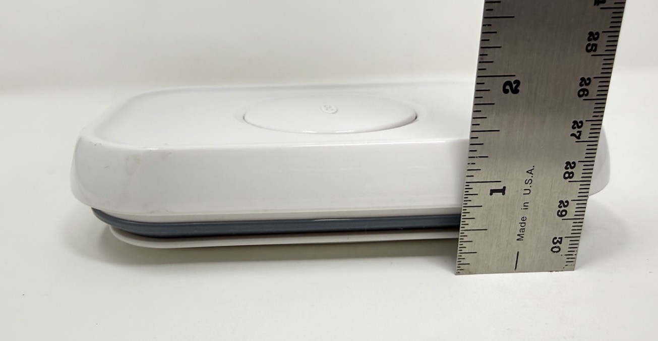 OXO POP Container Replacement Lid RoundPush Button Rubber Gasket Rectangle 4”x6”