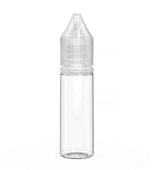 CHUBBY GORILLA 15ML V3 AUTHENTIC PET Bottles (25pack) CLEAR BOTTLE/CLEAR LID