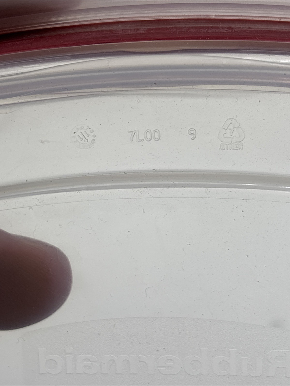 Lot Of 3 Rubbermaid Servin Saver Replacement Lid Seal 7L00 6.5×6.5