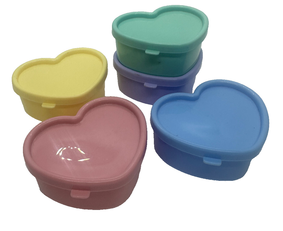 Storage Plastic Container Set 5pcs Multicolor Food Organizer Kitchen Box