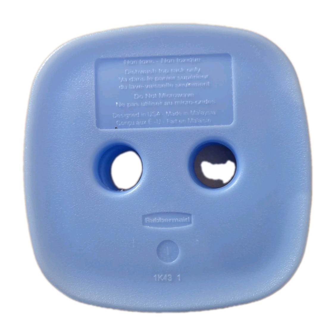 Rubbermaid Blue Ice Pack Easy Find Lids Compatible 1K43 Set Of 2