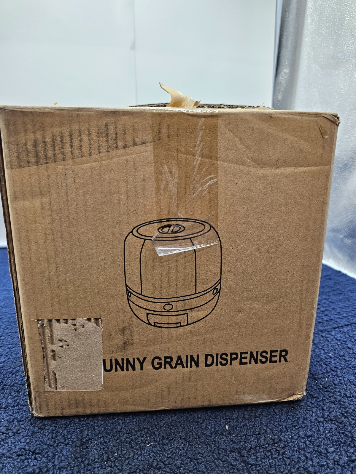 Wowfunny Grain Despenser 6 Compartment Dry Grain Food Storage Container Organize