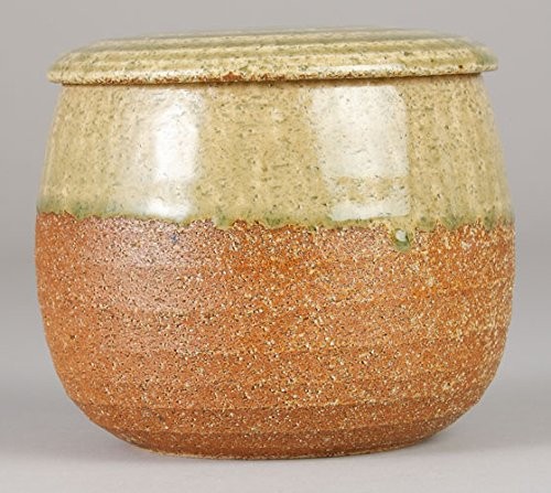 Ohitsu Rice Pot Vidro Glaze 11-05 Iga Ware Japan