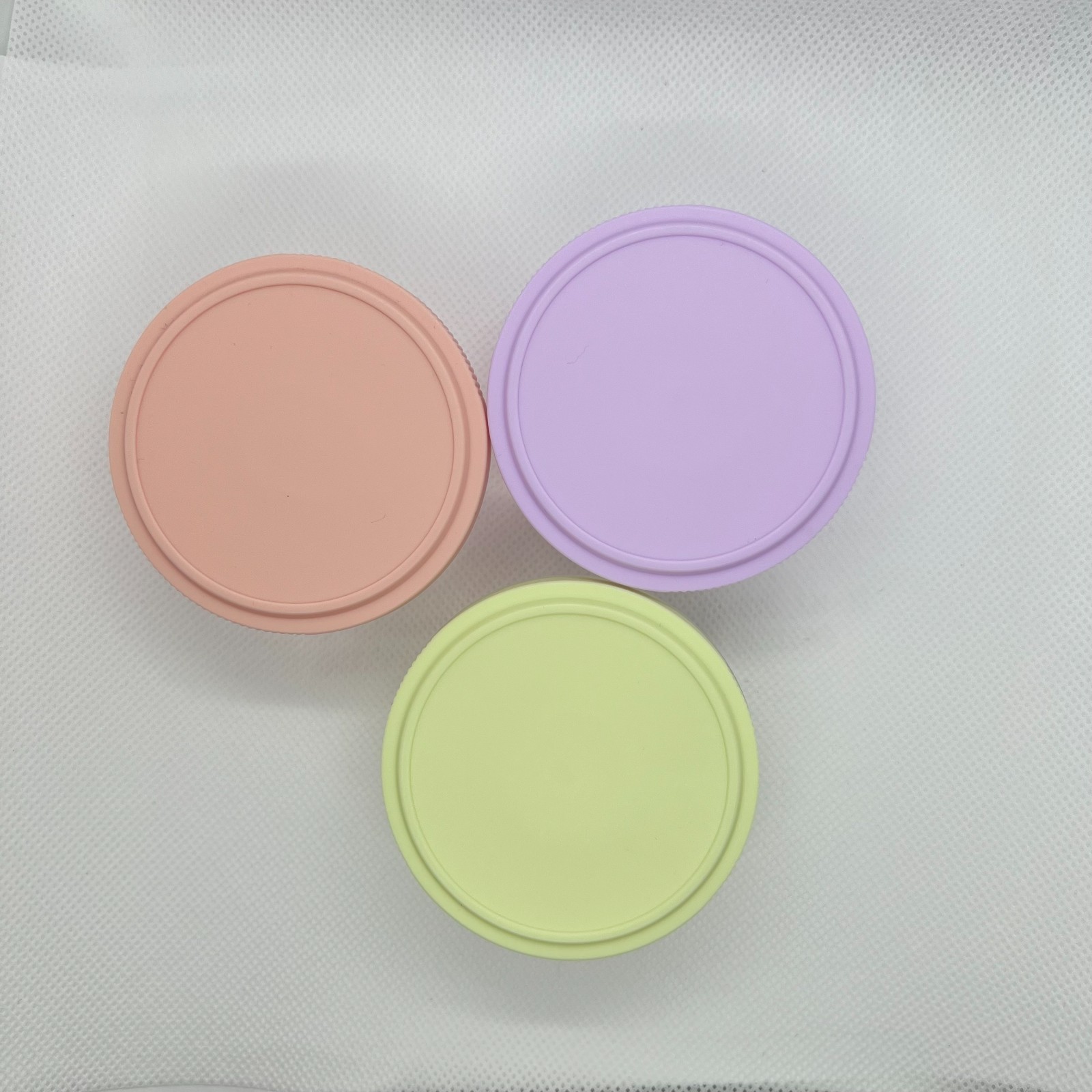 3 Small Containers with Lids, Reusable Plastic Bowls for Snack