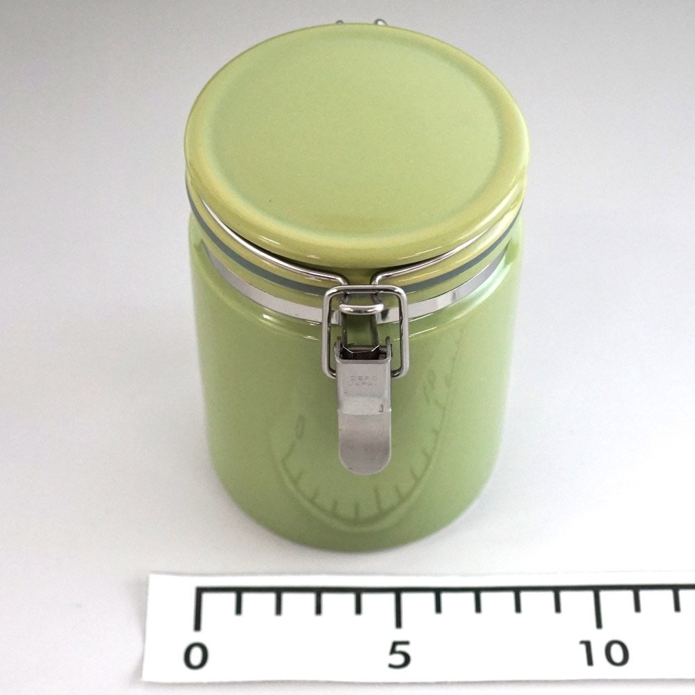 ZERO JAPAN Tea Canister 100 Artichoke Ceramic Stainless Steel 80mm