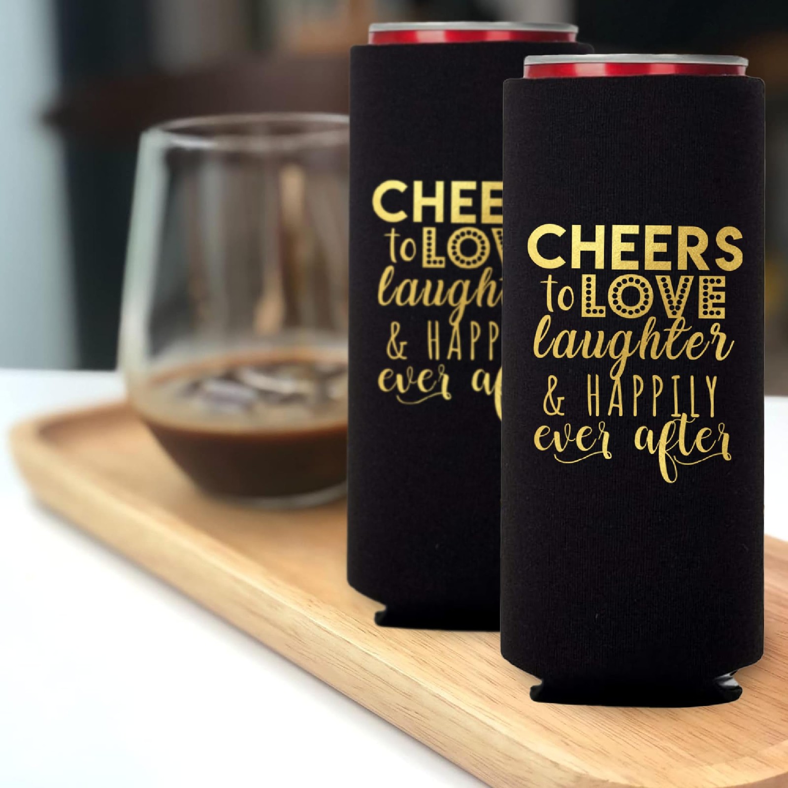 Your Dream Party Shop Wedding Can Cooler Decorations Set Of 12 – Cheers To Love