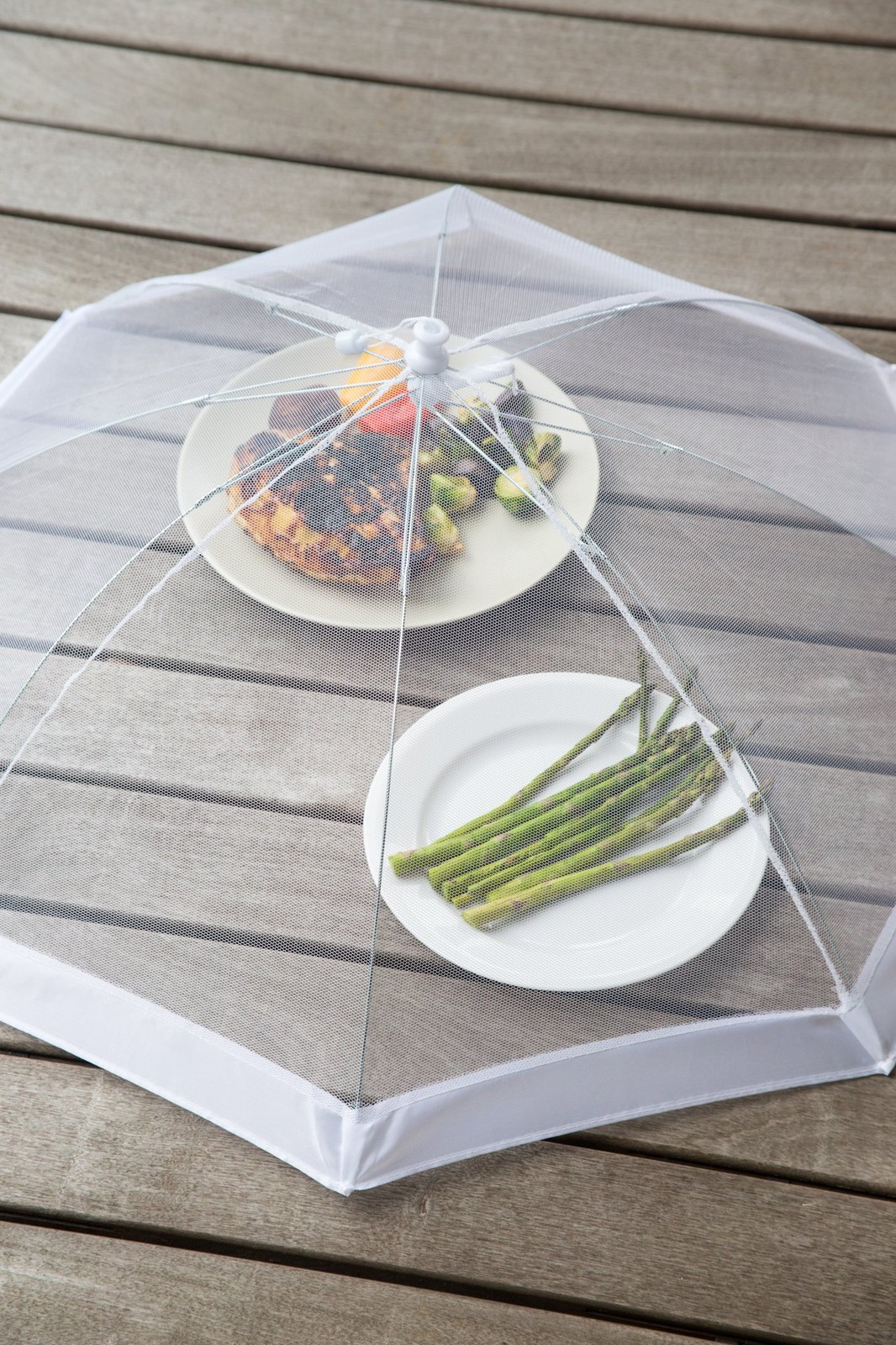 Fox Run Round Food Umbrella, 30″, White