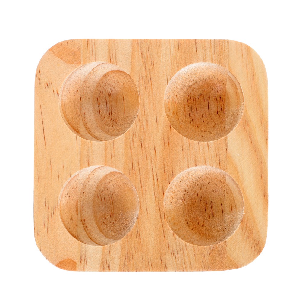 1PC Kitchen Egg Storage Container Household Wooden Egg Display Storage Holder