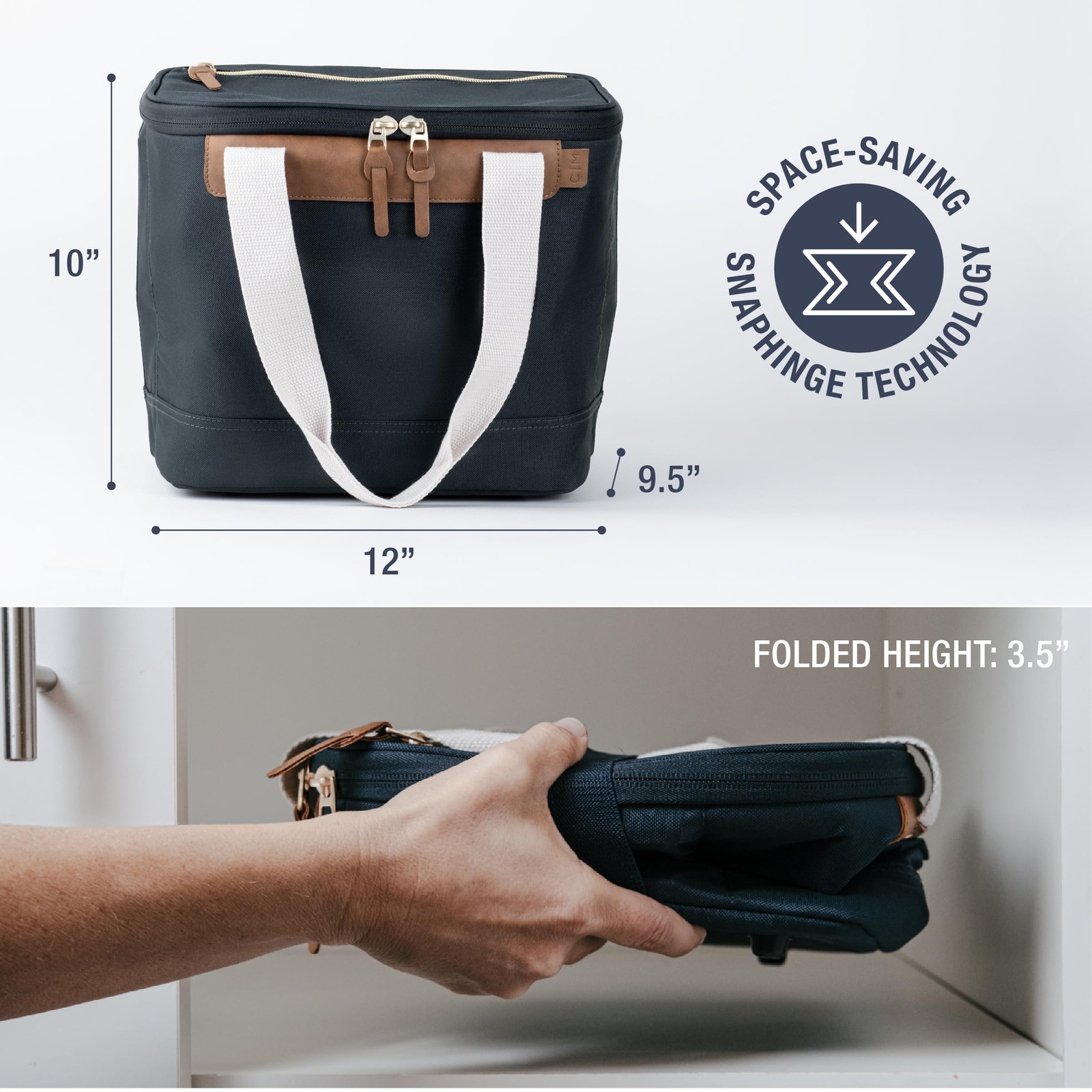 Clevermade Malibu Collapsible Cooler Bag Portable Cooler Bag For Travel Premium