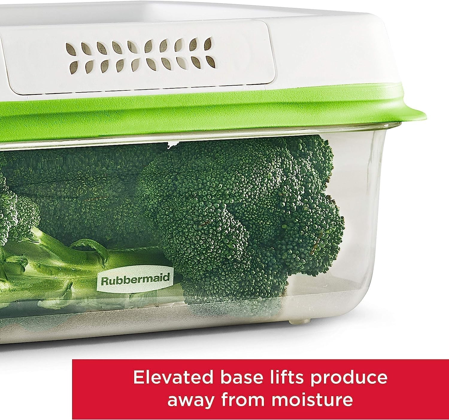 FreshWorks Produce Saver Medium & Large Storage Containers W/ Lids 8-Piece Set