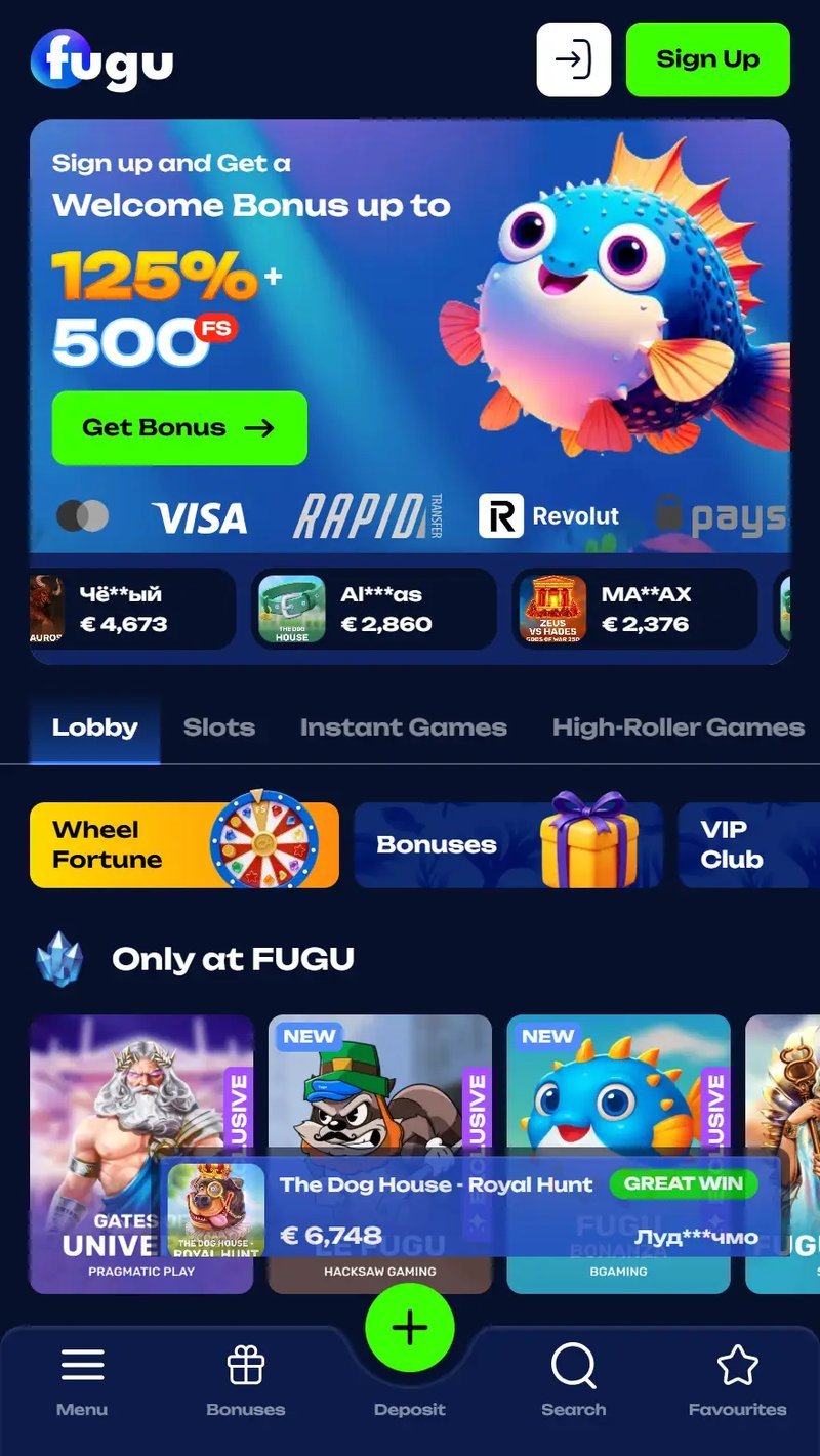 Best fugu online casino in Germany